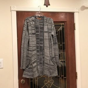 Belladini long black and gray cardigan